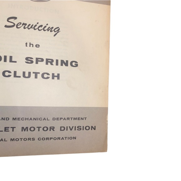 Vintage late 50’s/60’s? Chevrolet super service manual for coil spring clutch - Picture 7 of 8